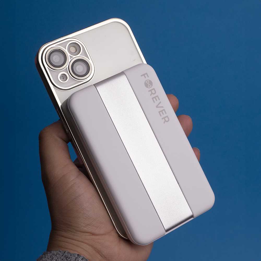 Forever MACS-100 magnetinis belaidis įkroviklis su power bank baltos spalvos 5in1