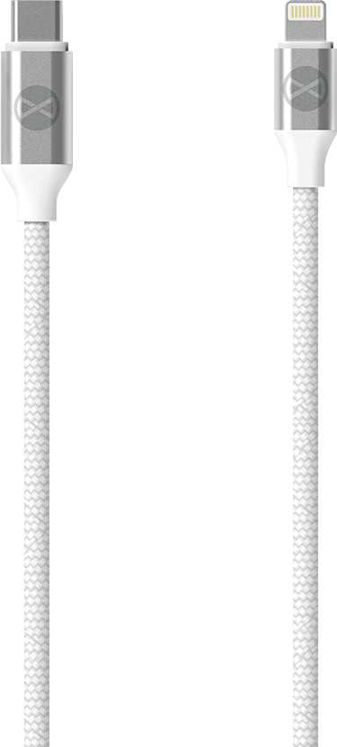 TelForceone Forever MFI kabelis USB-C - Lightning 1,2 m 3A 20W WHP12321 baltas