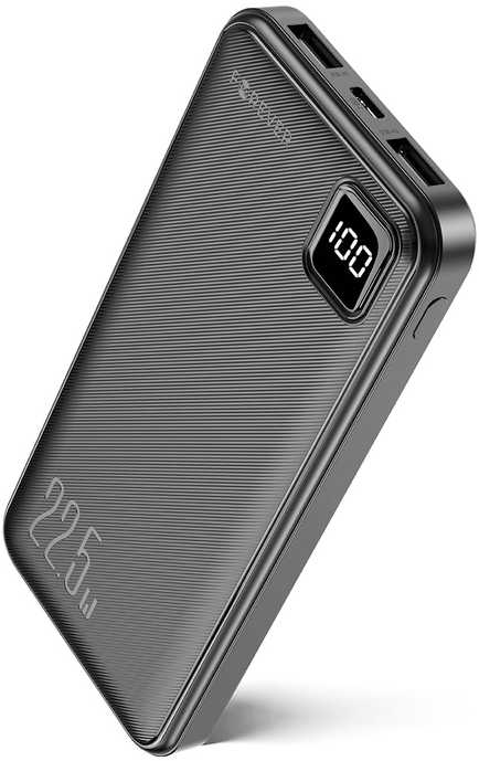 Telforceone Forever power bank TB-300M PD QC 22,5W 10000 mAh juodas