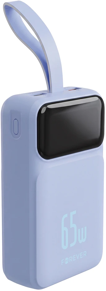 Forever išorinė baterija Vibe-TB65 PD QC 65W 20000 mAh žydra