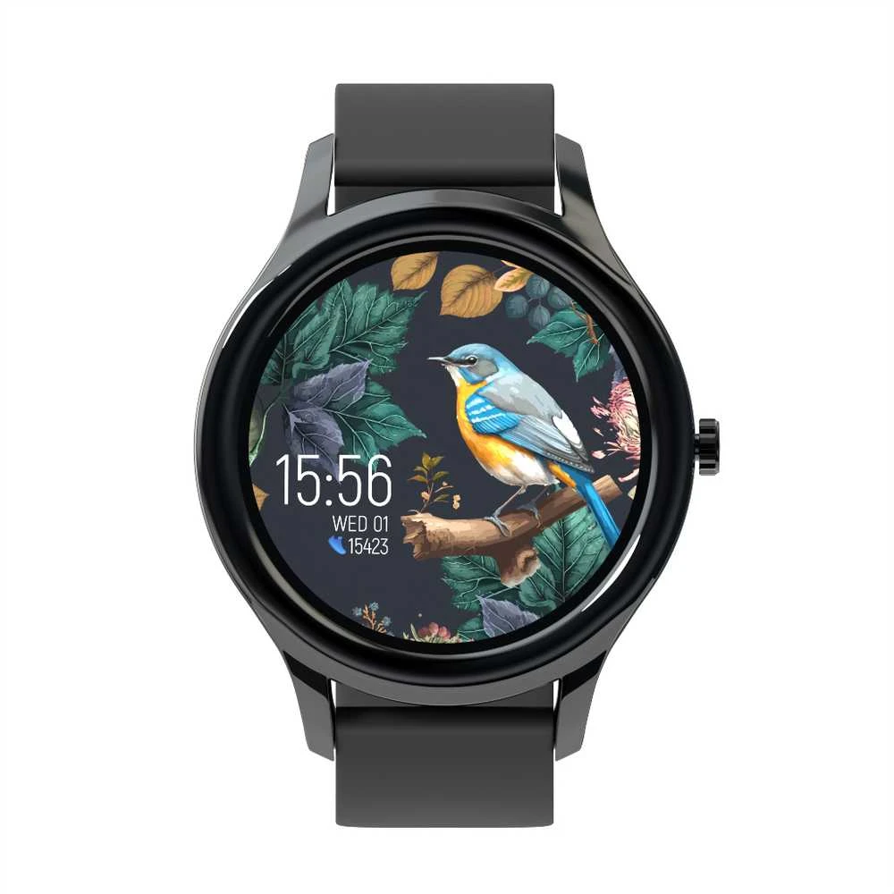 „Forever“ išmanusis laikrodis „ForeVive 3 SB-340“, juodas, su 3W „Bluetooth“ garsiakalbiu