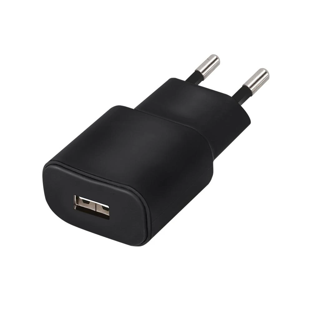 Forever TC-01 įkroviklis 1x USB 2A juodas + USB-C laidas