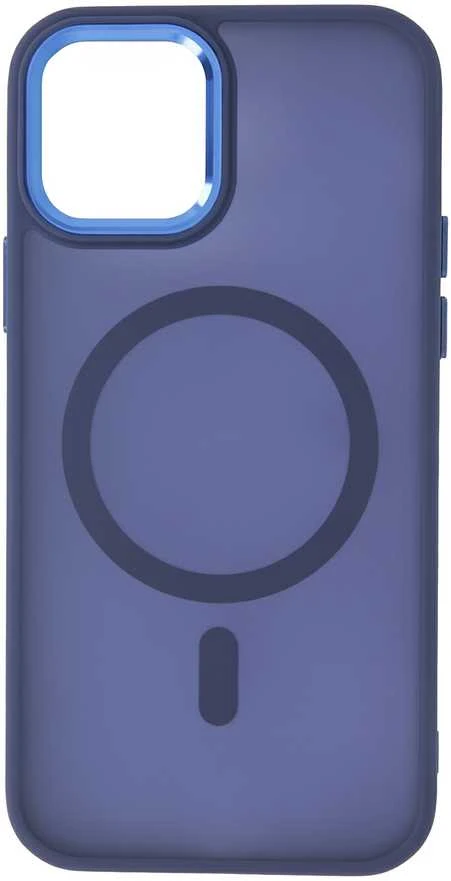 Telforceone Frozen Mag dėklas iPhone 12 12 Pro 6,1 tamsiai mėlynas