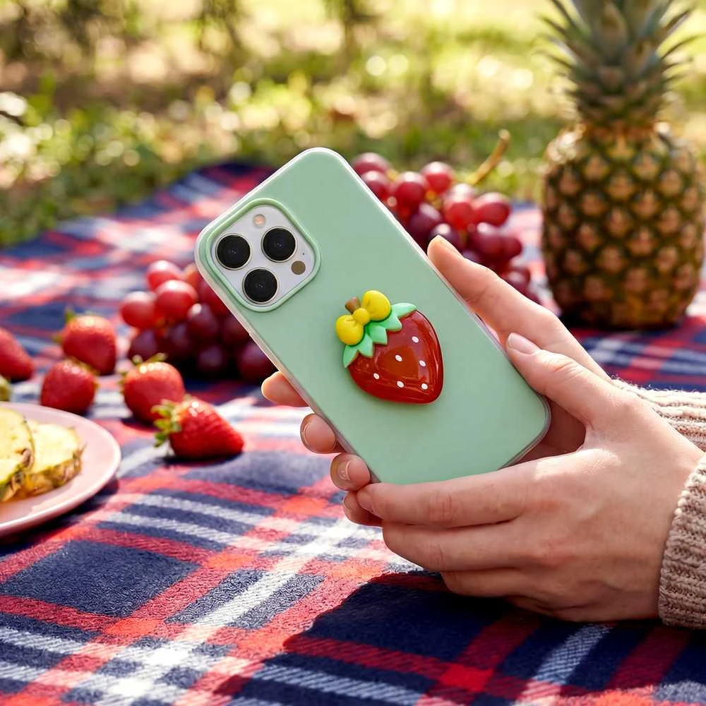 TFO Telforceone Vaisių formos 2in1 dėklas, skirtas iPhone 13 6,1 colio, žalias