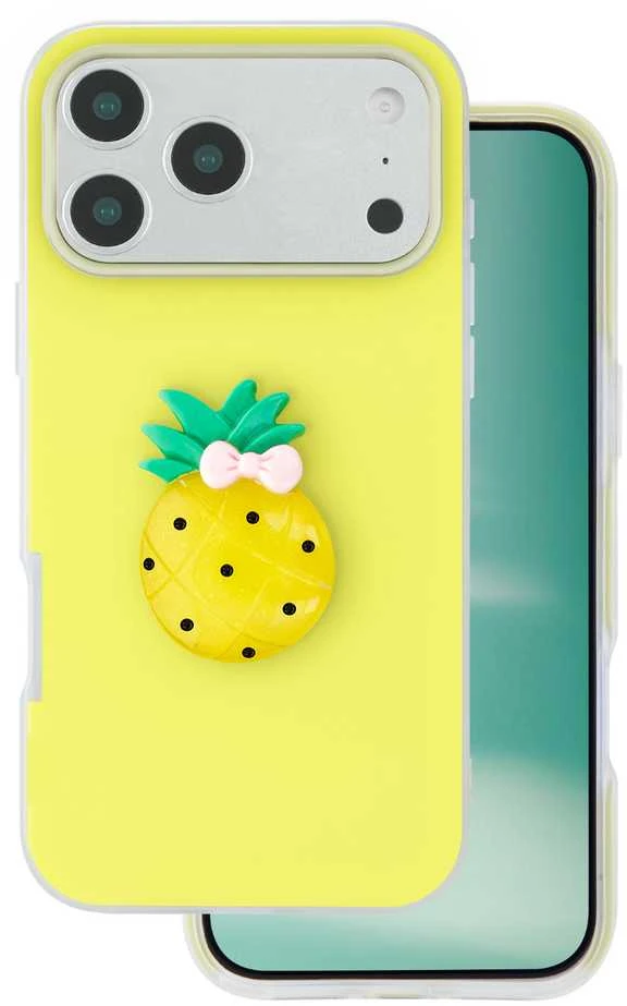 TFO Telforceone „iPhone 17 Pro Max 6,9“ dėklas su vaisių skoniu, geltonas