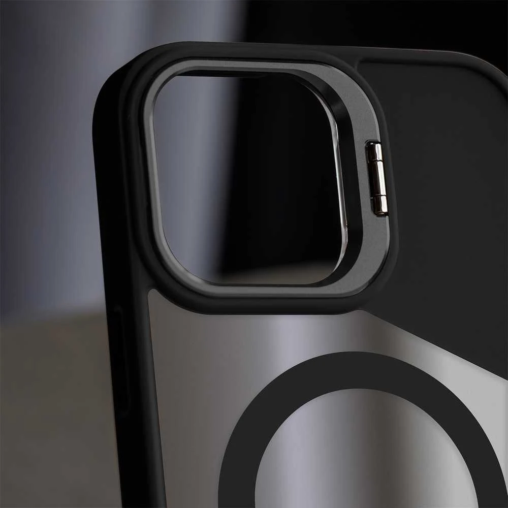 TFO Telforceone „Fusion Mag“ dėklas, skirtas „iPhone 15 Pro 6,1“; juodas