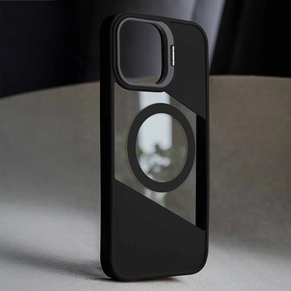 TFO Telforceone „Fusion Mag“ dėklas, skirtas „iPhone 16 Pro 6,3“; juodas