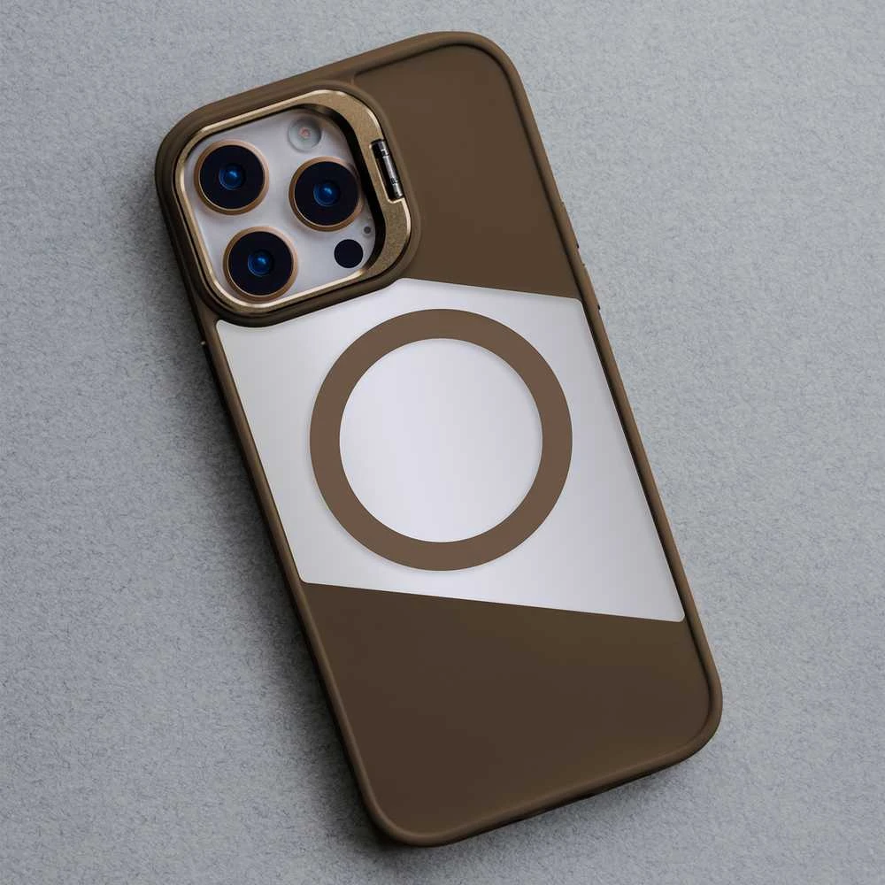 TFO Telforceone „Fusion Mag“ dėklas, skirtas „iPhone 16 Pro 6,3“; rudas