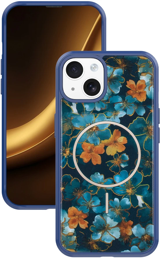 Dėklas Telforceone Golden Autumn case for iPhone 13 6,1" dark mėlynas