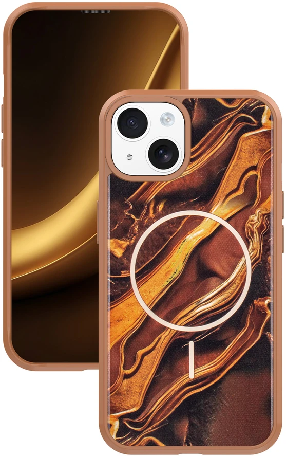 Dėklas Telforceone Golden Autumn case for iPhone 15 6,1" ruda