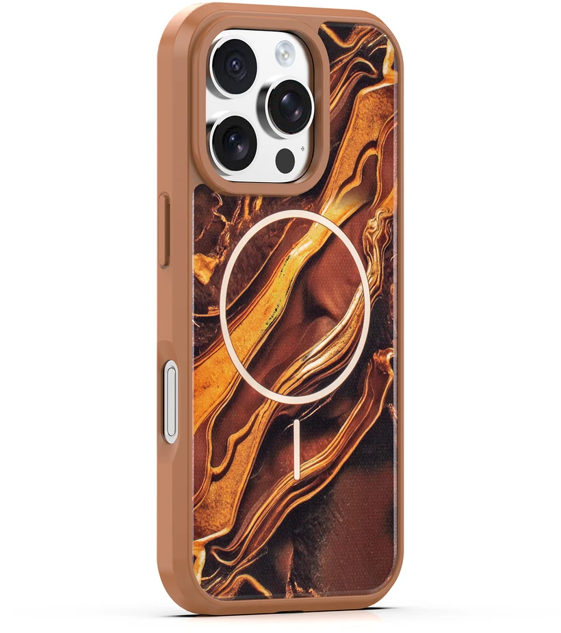 Dėklas Telforceone Golden Autumn case for iPhone 16 Pro Max 6,9" ruda