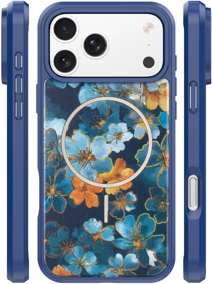Dėklas Telforceone Golden Autumn case for iPhone 17 Pro / 18 Pro 6,3'' dark mėlynas