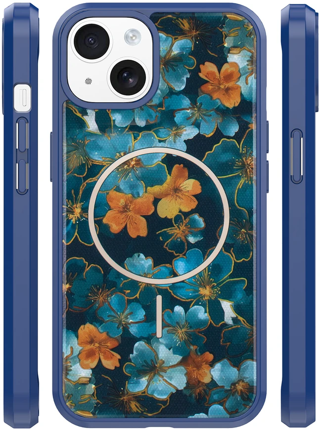 Dėklas Telforceone Golden Autumn case for iPhone 13 6,1" dark mėlynas