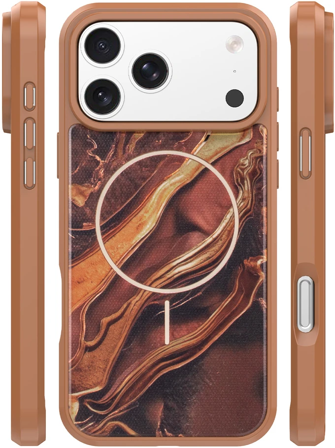 Dėklas Telforceone Golden Autumn case for iPhone 17 Pro / 18 Pro 6,3'' ruda