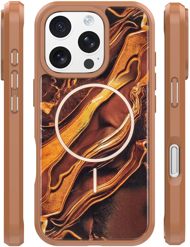 Dėklas Telforceone Golden Autumn case for iPhone 16 Pro Max 6,9" ruda