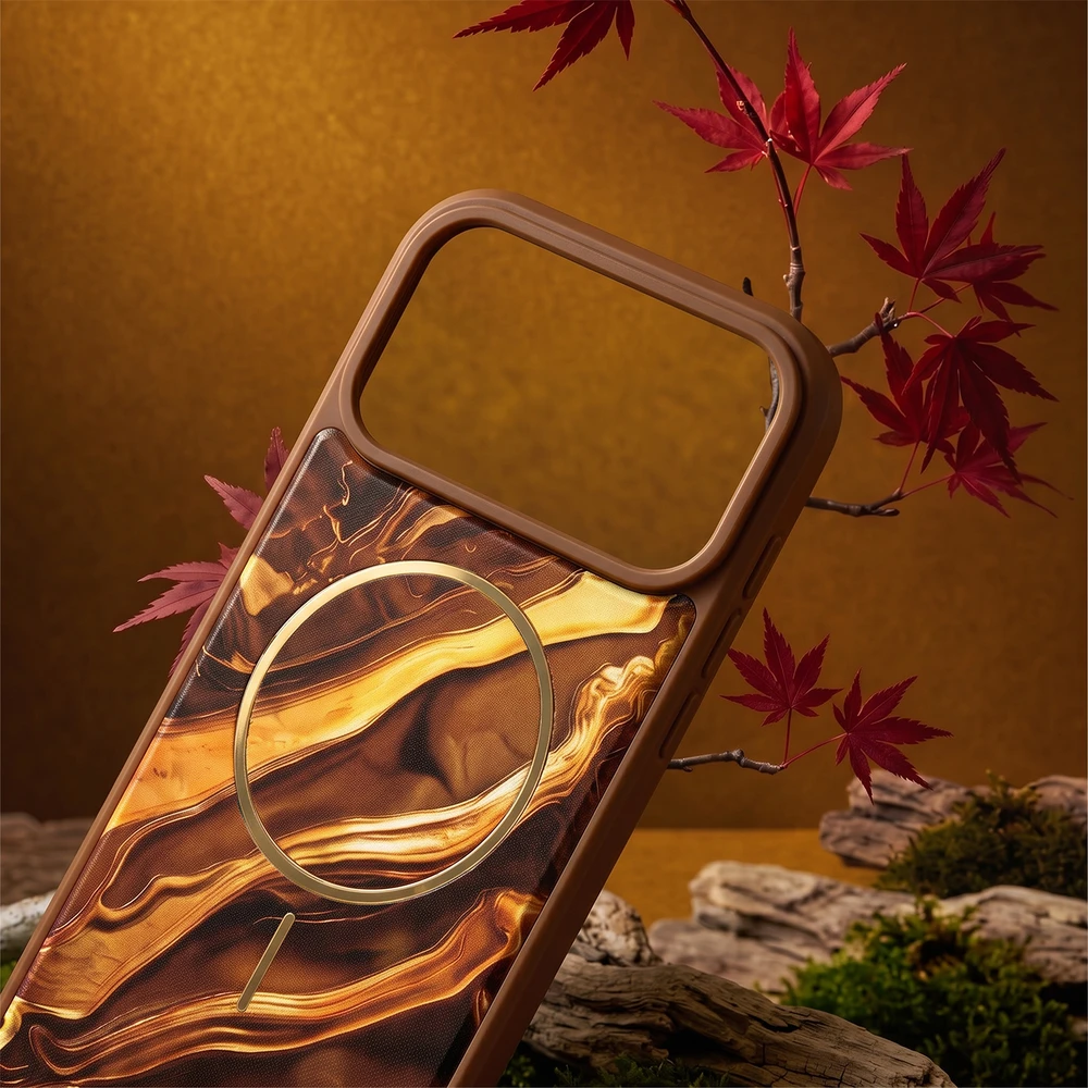 Dėklas Telforceone Golden Autumn case for Samsung Galaxy S25 ruda