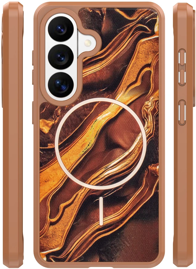Dėklas Telforceone Golden Autumn case for Samsung Galaxy S25 ruda