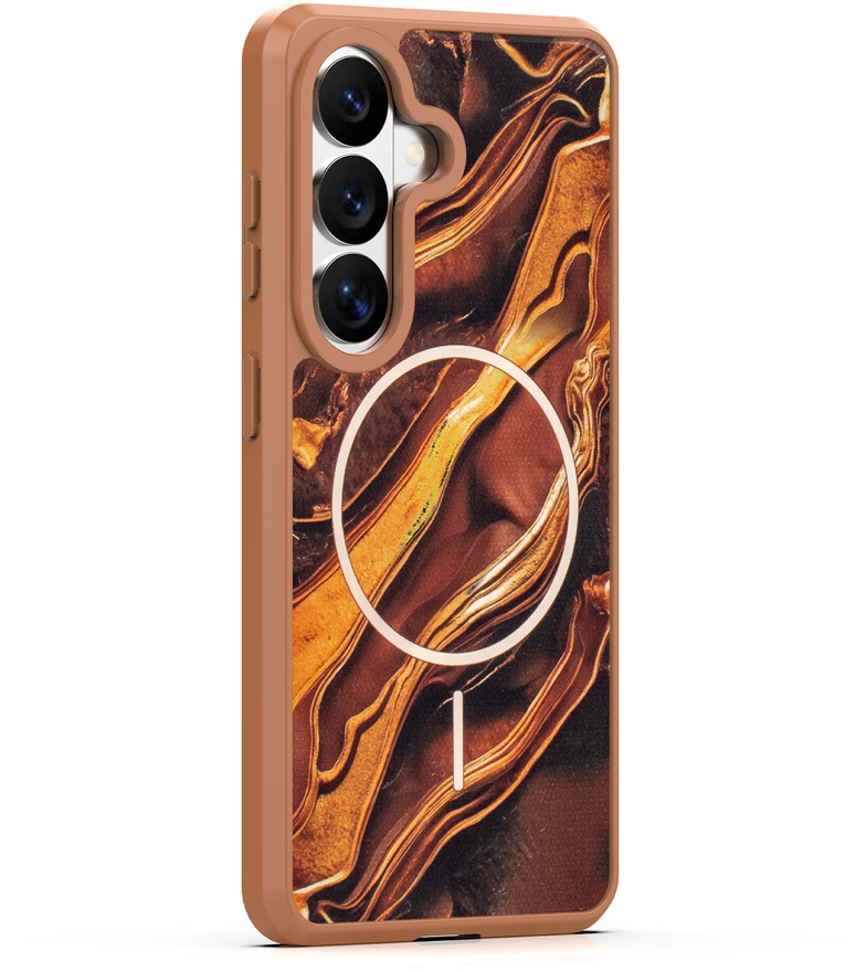 Dėklas Telforceone Golden Autumn case for Samsung Galaxy S25 ruda