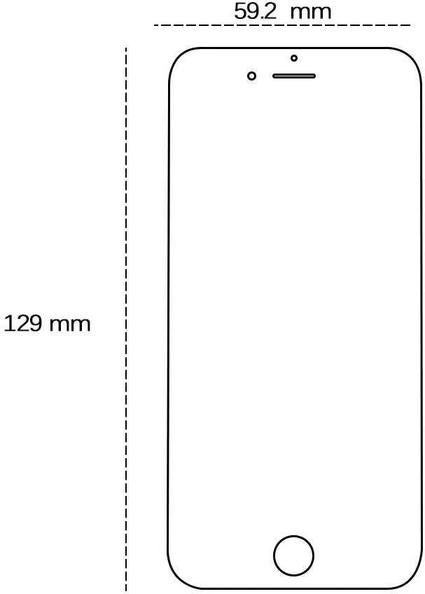 TFO TelForceone Grūdintas stiklas 2,5D skirtas iPhone 6 / 6s