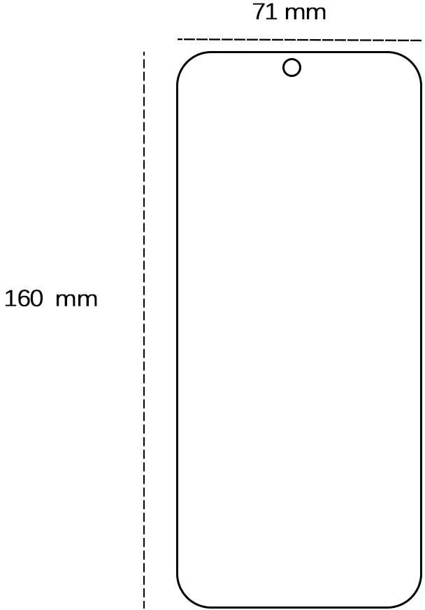 TFO Grūdintas stiklas 2,5D, skirtas Honor X7B