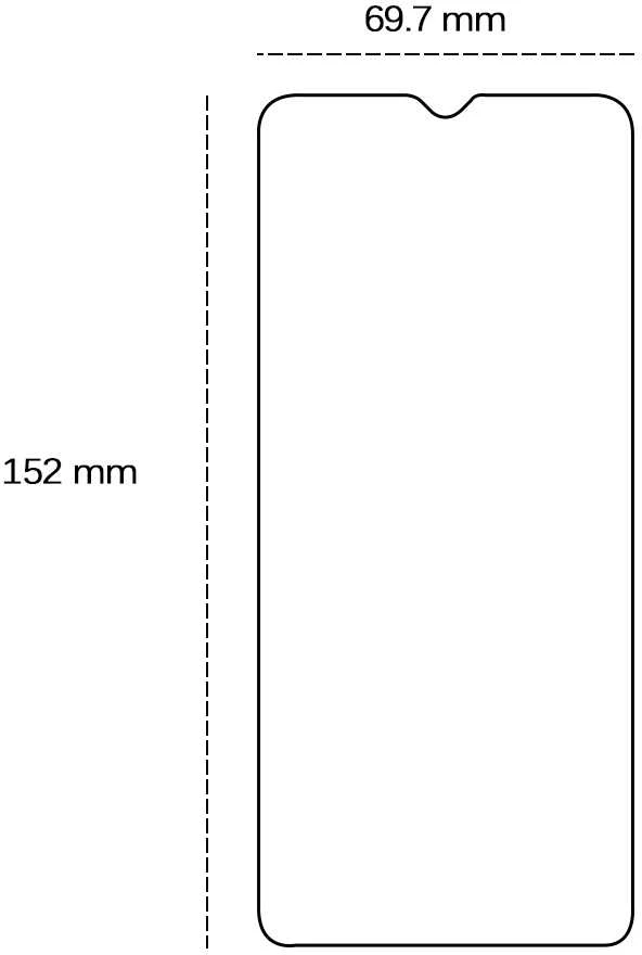 Global Technology TFO Grūdintas stiklas 2,5D, skirtas Samsung Galaxy A20 / A30 / A30S / A50 / A50s / M21 / M31 / A22 4G / A32 4G