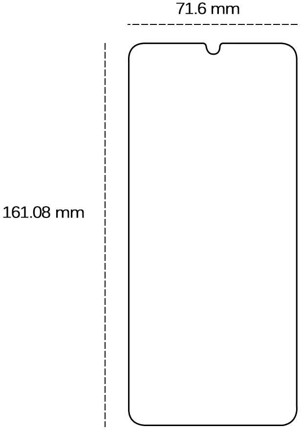 TFO Telforceone Grūdintas stiklas 2,5D, skirtas Samsung Galaxy A06 4G / 5G