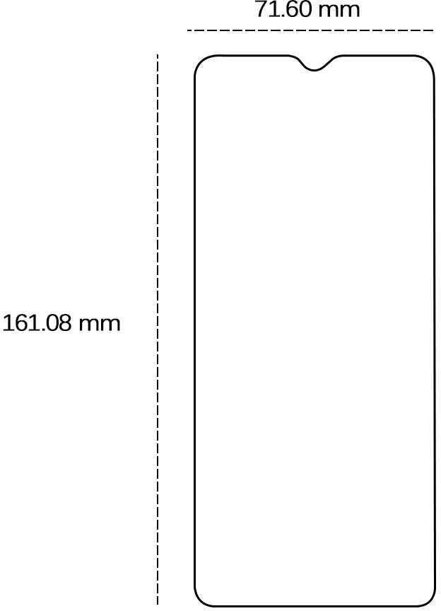 TFO 2,5D grūdintas stiklas, skirtas Xiaomi Redmi 13C 4G / 5G