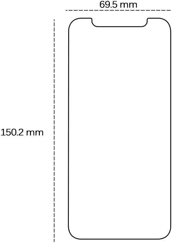 TFO TelForceone Grūdintas stiklas 2,5D, skirtas iPhone XS Max / 11 Pro Max