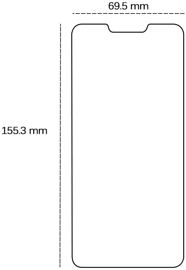 TelForceone Grūdintas 2,5D stiklas, skirtas "Motorola Moto G72