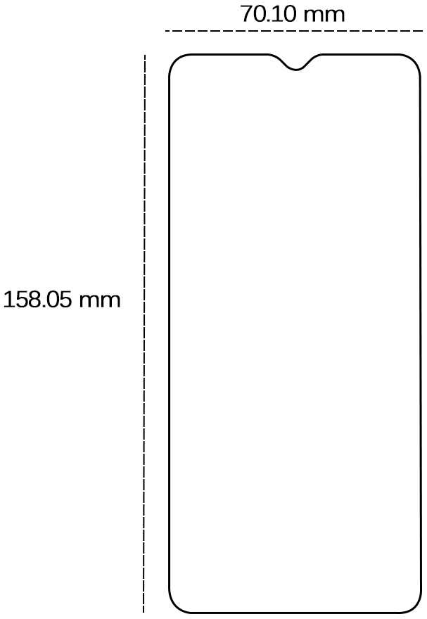 TFO TelForceone Grūdintas 2,5D stiklas, skirtas "Motorola Moto E13