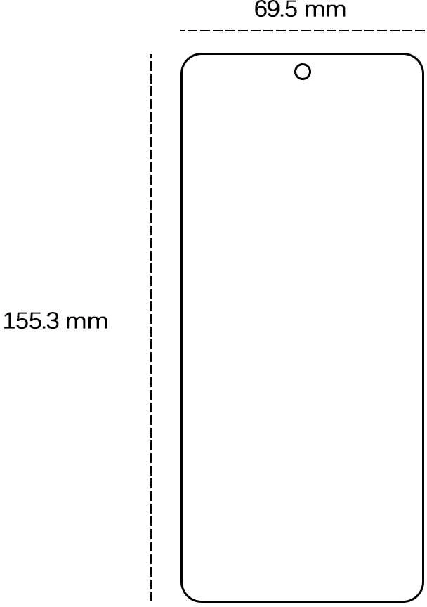 TFO 2,5D grūdintas stiklas, skirtas Xiaomi Redmi 10 / Redmi Note 11 4G (Global) / Note 11s 4G