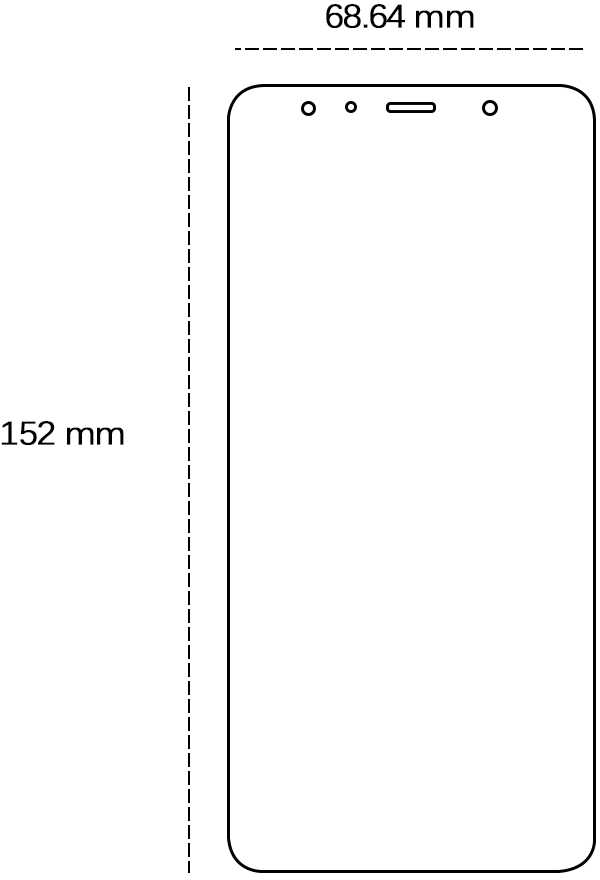 TFO Grūdintas stiklas 2,5D, skirtas Samsung Galaxy A7 2018