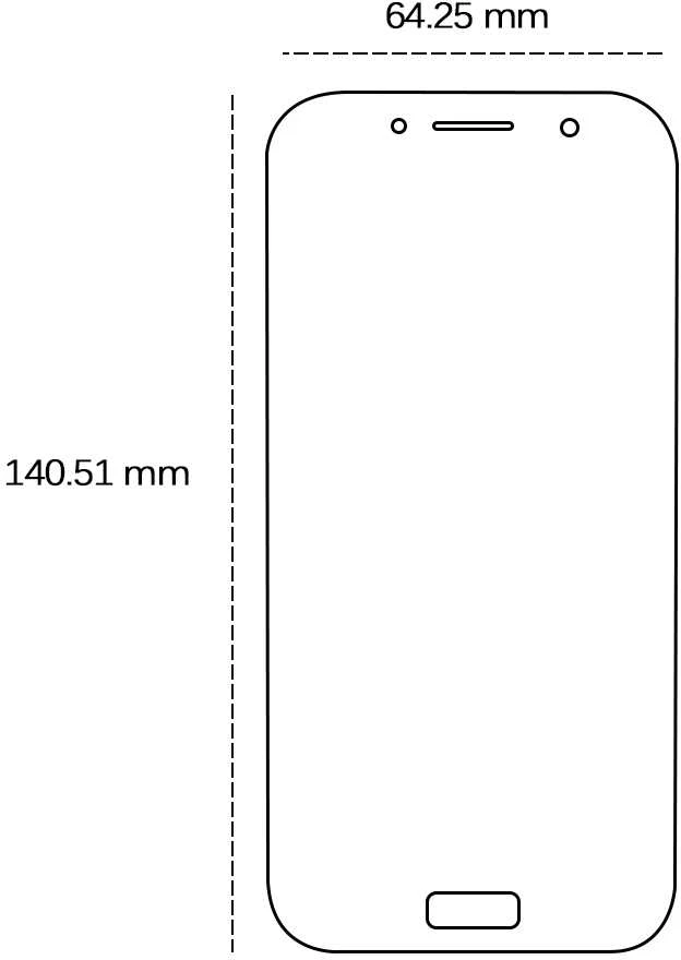 LCD apsauginis stikliukas 9H Samsung A520 A5 2017