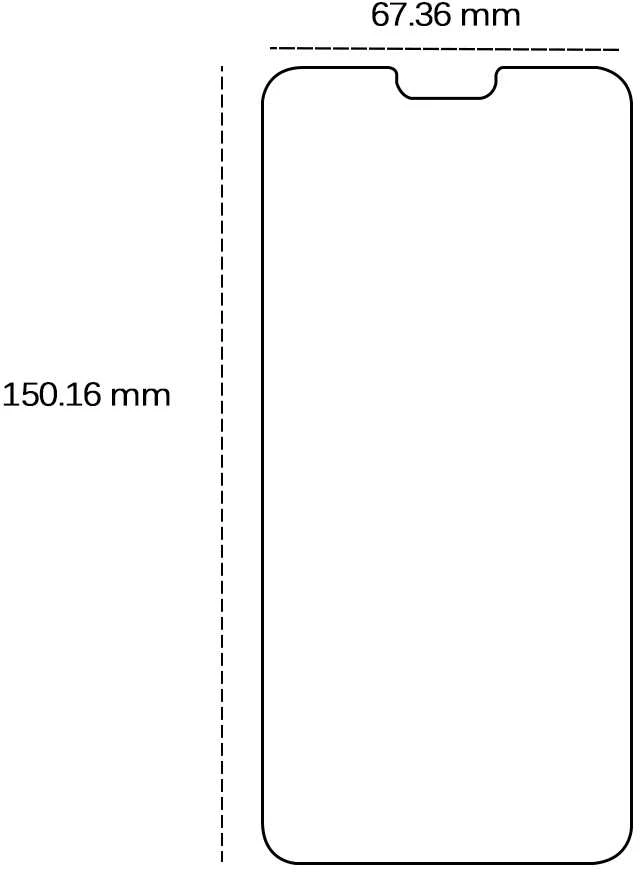 Telone TelForceone Grūdintas stiklas 2,5D, skirtas Huawei Mate 20 Lite