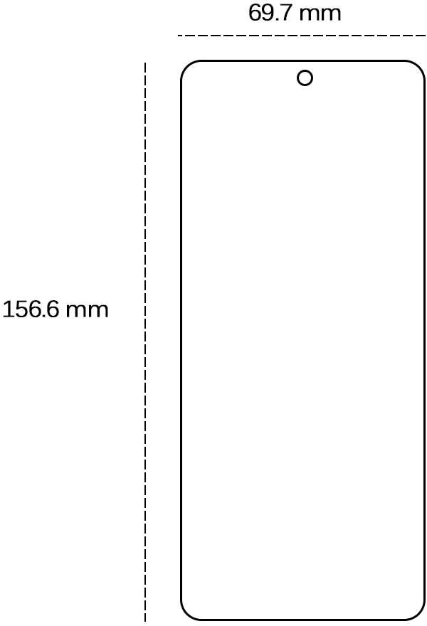 TFO 2,5D grūdintas stiklas, skirtas Samsung Galaxy A73 5G / Motorola Moto G22 4G