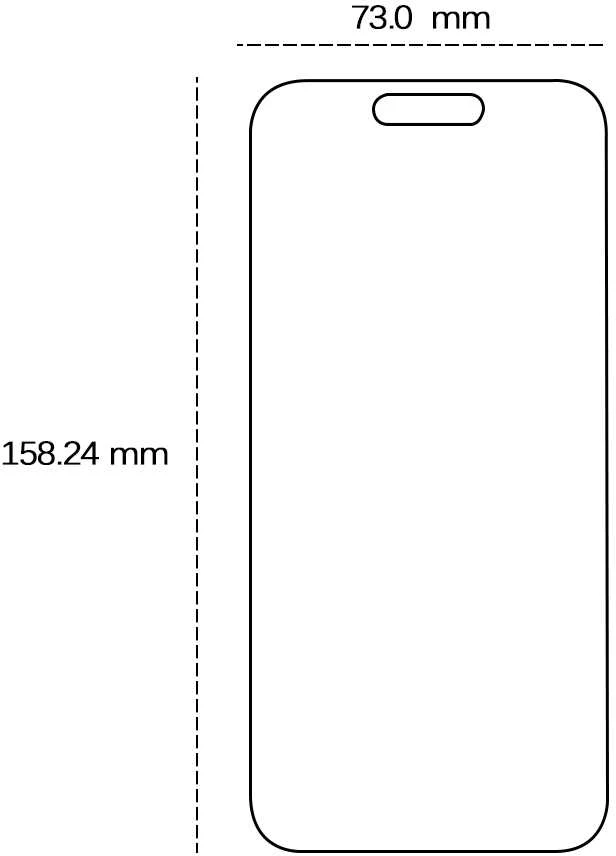 TFO Grūdintas 2,5D stiklas, skirtas "iPhone 16 Pro Max" 6,9