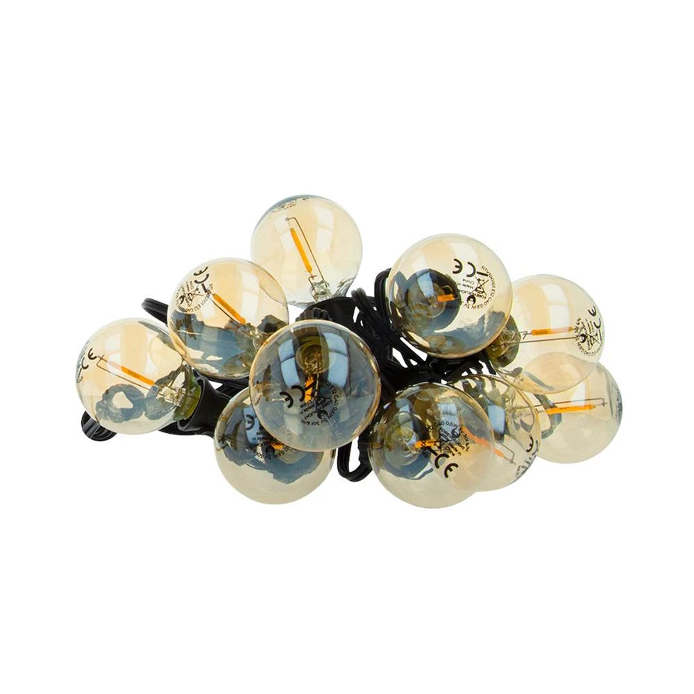 LED lemputė E12 G40 0.5W 3V 24lm auksinis Forever Light 6pcs