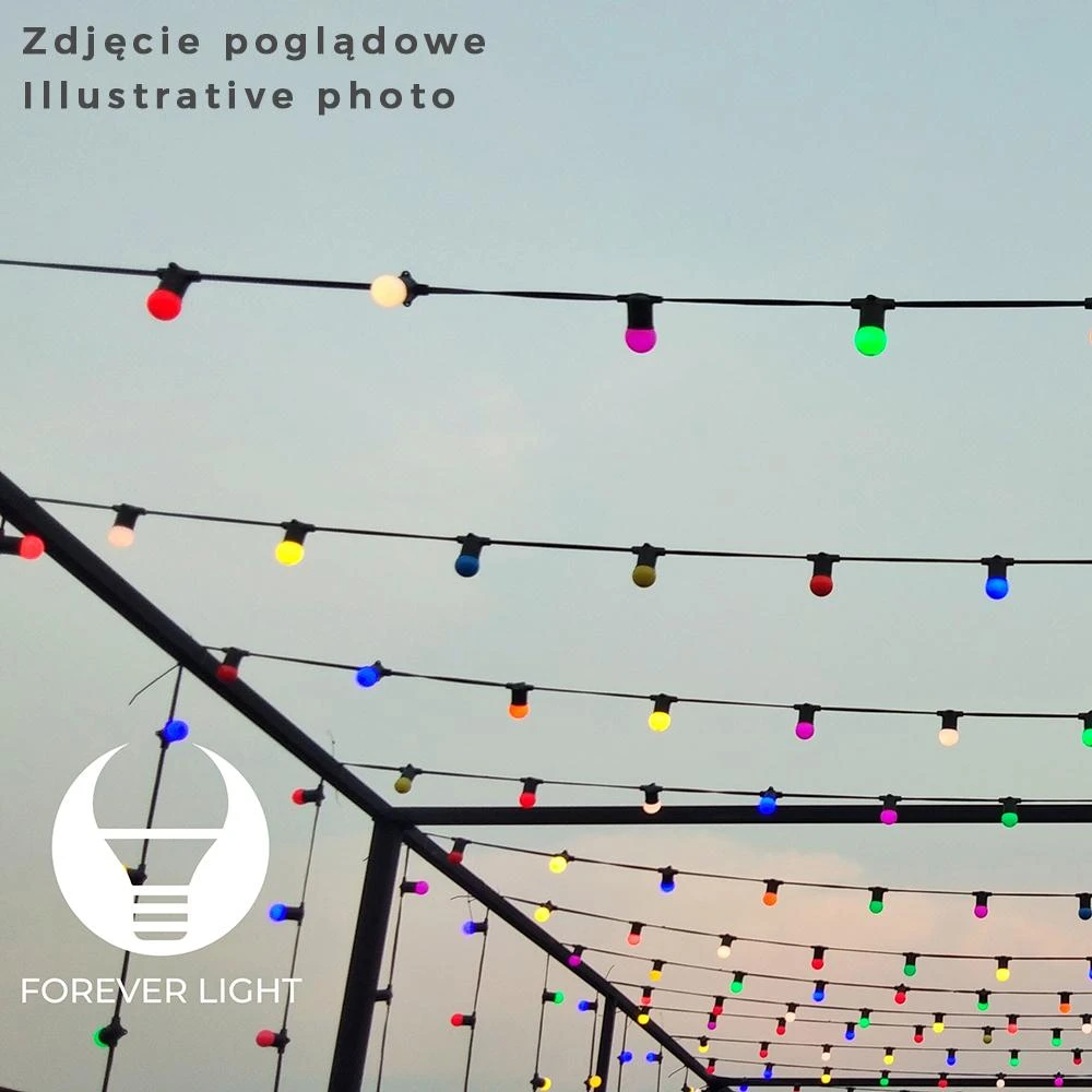 LED lemputė E27 G45 2W 230v neutrali balta 5vnt Forever Light