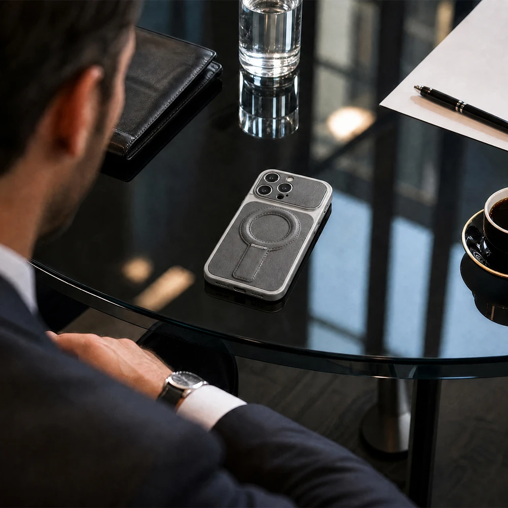 TFO Telforceone „Luxgrip Mag“ dėklas, skirtas „iPhone 11“, tamsiai mėlynas