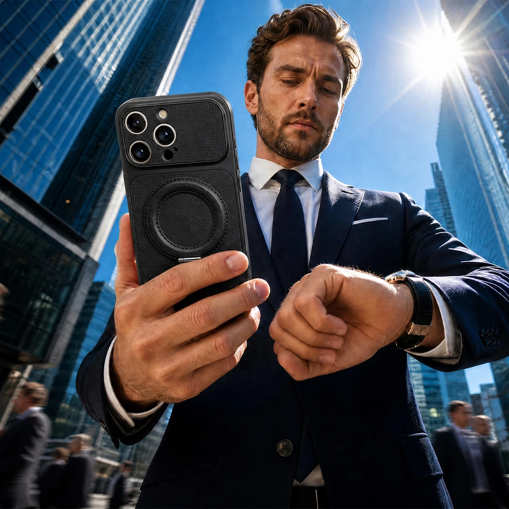 Dėklas TFO Telforceone Luxgrip Mag case for iPhone 16 6,1" juodas
