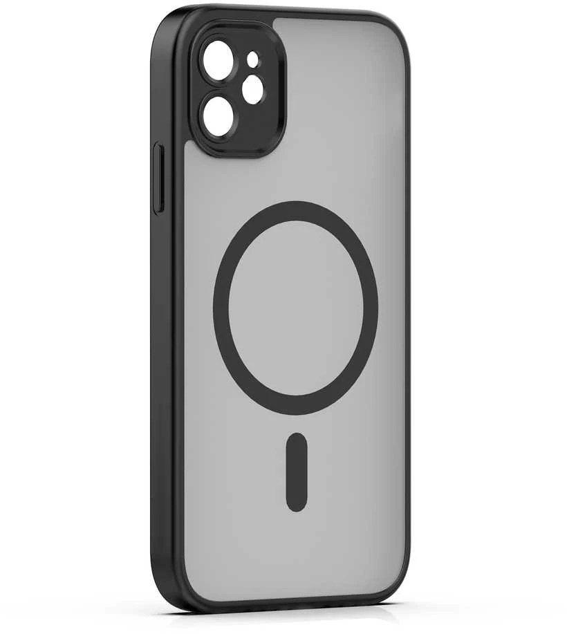 TFO „Mag Matt“ dėklas, skirtas „iPhone 11“, juodas, su apsauga kamerai
