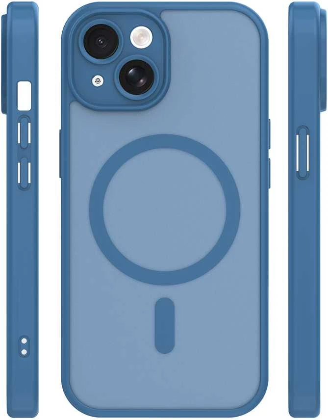 TFO Mag Matt dėklas iPhone 13 6,1" tamsiai mėlynas apsauga kamerai