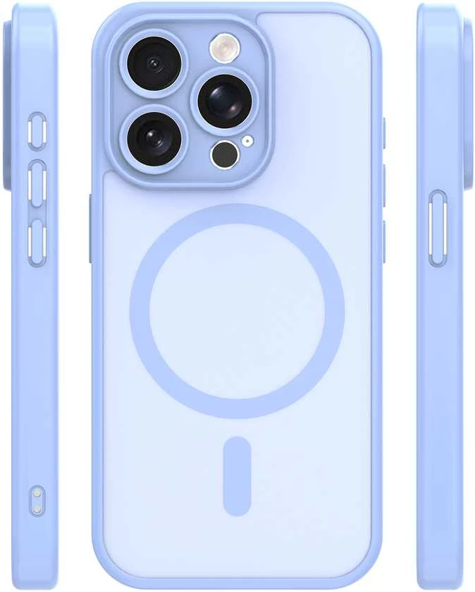 TFO Mag Matt dėklas iPhone 14 Pro 6,1" šviesiai mėlynas apsauga kamerai