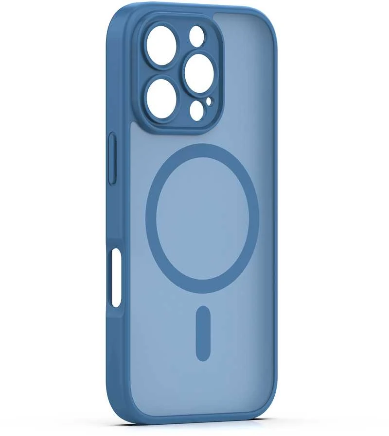 TFO Mag Matt dėklas iPhone 16 Pro Max 6,9" tamsiai mėlynas apsauga kamerai