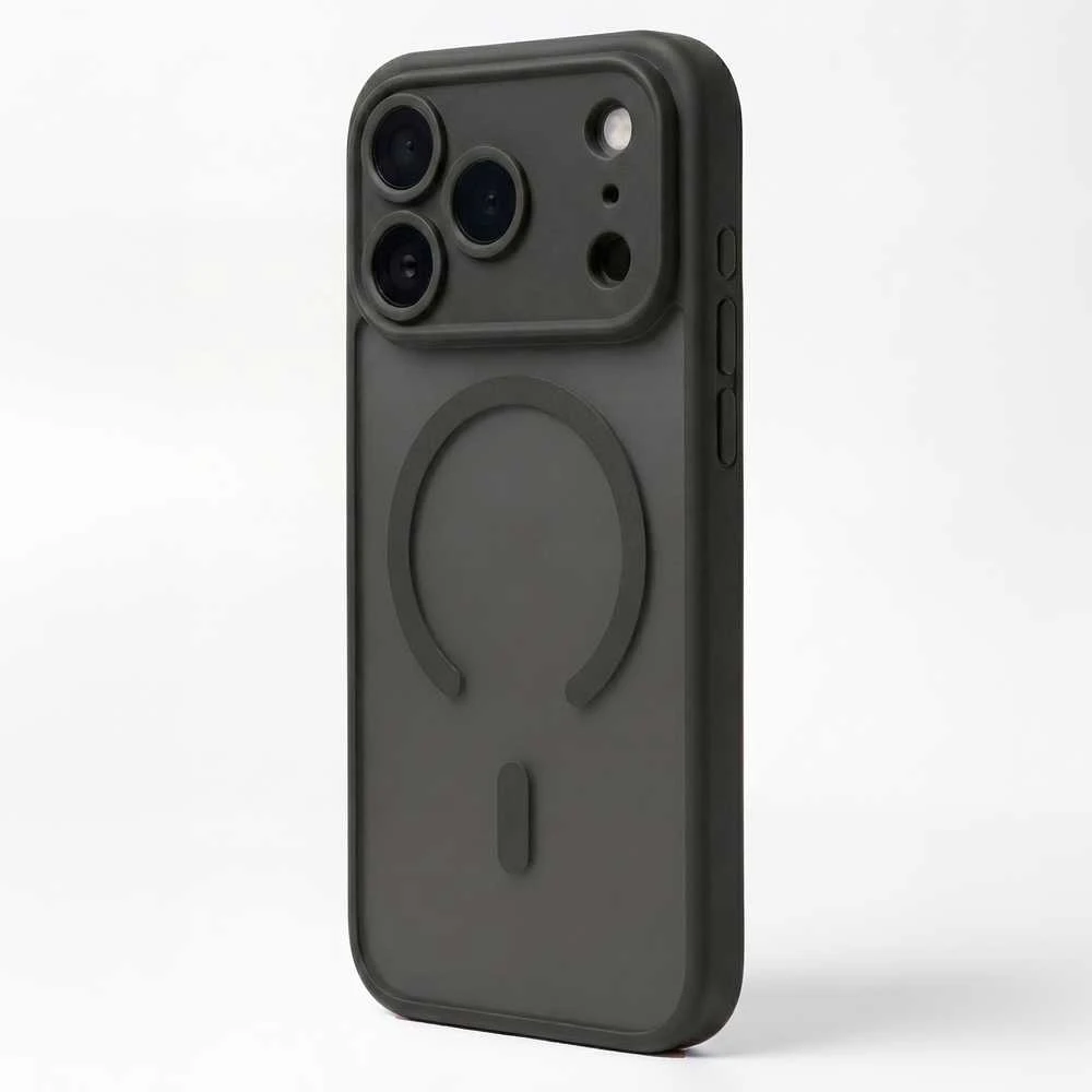TFO „Mag Matt“ dėklas, skirtas „iPhone 16 Pro“ 6,3", juodas, su apsauga kamerai