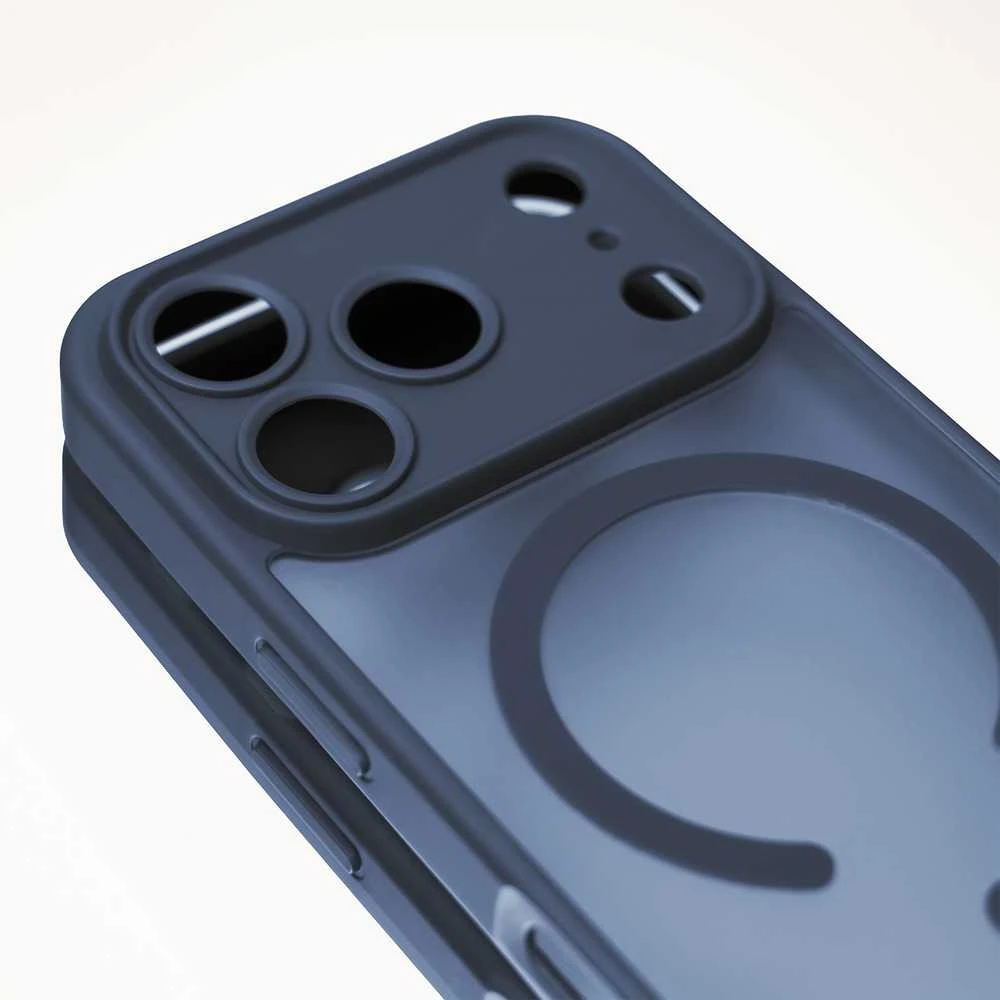 TFO Mag Matt dėklas iPhone 16 Pro Max 6,9" tamsiai mėlynas apsauga kamerai
