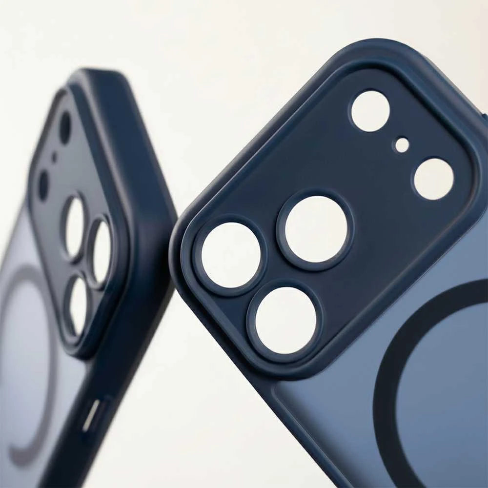 TFO Mag Matt dėklas iPhone 16 Pro Max 6,9" tamsiai mėlynas apsauga kamerai