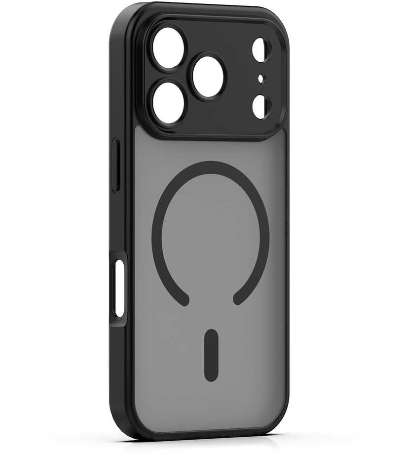 TFO Mag Matt dėklas, skirtas iPhone 17 Pro Max 6,9" / 18 Pro Max 6,9" juodas, su apsauga kamerai
