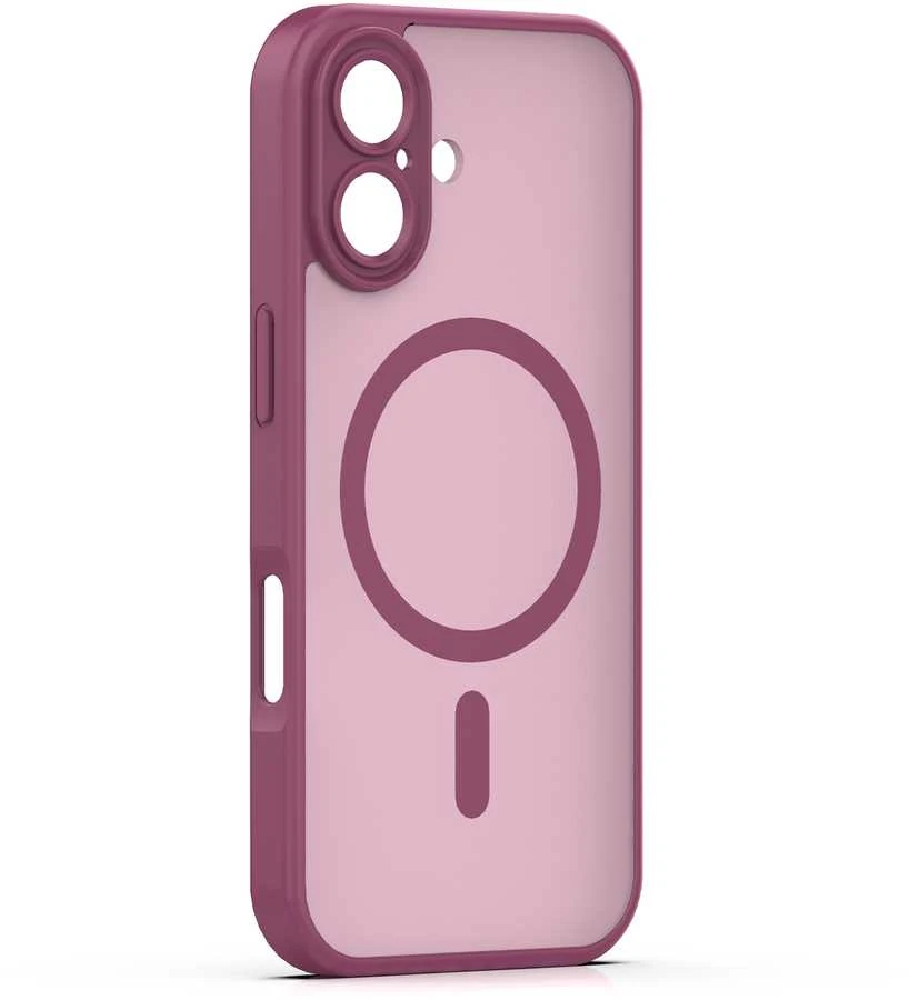TFO Mag Matt dėklas iPhone 17 6,3" / 18 6,3" bordo spalvos su apsauga kamerai