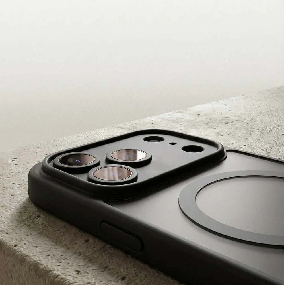 TFO Mag Matt dėklas, skirtas iPhone 17 Air 6,6” juodas, su apsauga kamerai